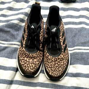 Adidas cheetah Print athletic shoes